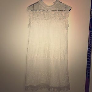 White lacy dress